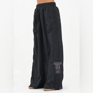 adidas Adibreak Oversided Women’s Track Pants Black/Grey Size Large JV7486